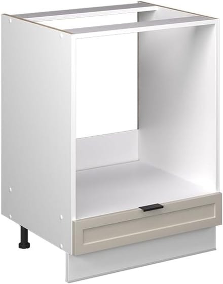 Inbouwkast Oven en Fornuis Hoekmodule Grijsbeige 60 cm
