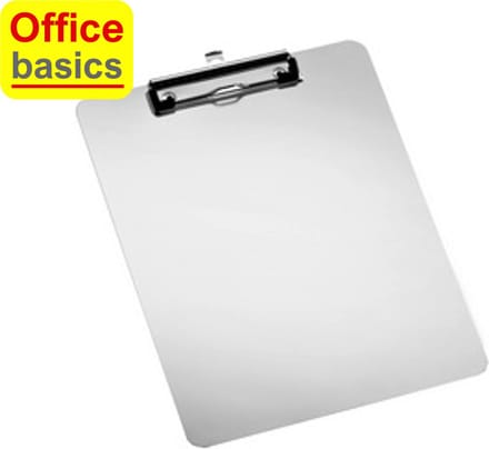 Klembord Aluminium - Office Basics - A4 - tot 100 vel