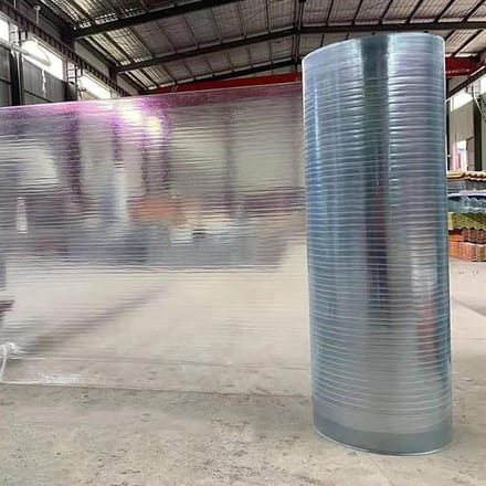 Transparante Dakplaat - Polycarbonaat Plaat - Overkapping Bouwen - Schokbestendig Ontwerp - Op Maat Te Snijden - Transparant