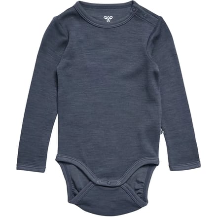 Baby romper met lange mouwen Hummel Solid