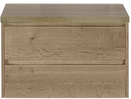 Dante Badmeubelset 80 cm - Natuur Eiken - Wastafelbovenblad