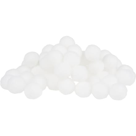 VBS Pompons, 15 mm, 60 stuks - Wit