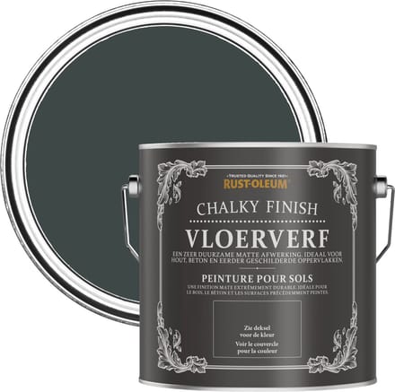 Rust-Oleum Zwart Vloerverf - Zwart Zand 2,5L