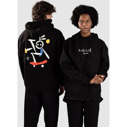 Macba Life Skateboy Hoodie zwart