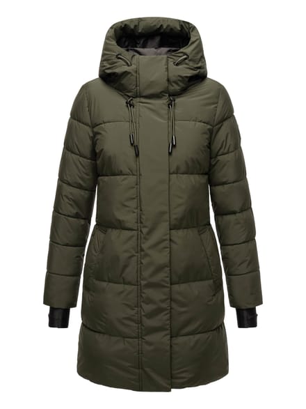Marikoo dames winterjas met capuchon & fleecevoering – Kaituu
