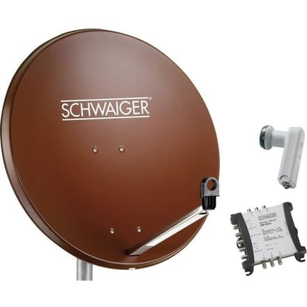 Schwaiger SPI9962SET5 Satellietset zonder receiver Aantal gebruikers: 6 80 cm
