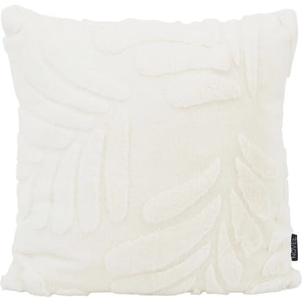 NOVÉE Furry leaves crème | 45 x 45 cm | kussenhoes | polyester