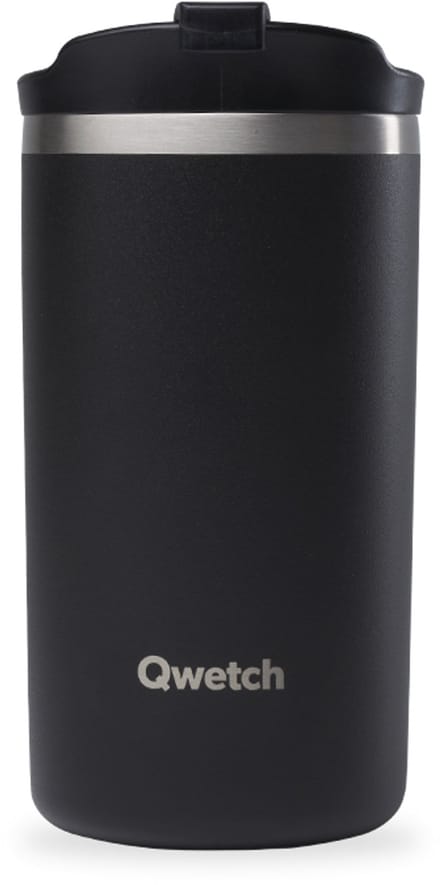 Qwetch Travel mug Geïsoleerd - Matt Zwart