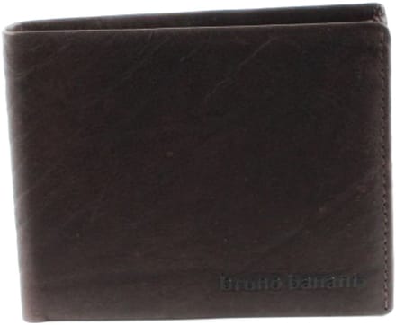 bruno banani Leren Portemonnee Africa Wallet Brown Donkerbruin