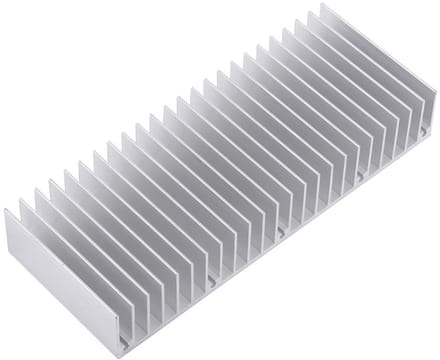 Aluminium Koellichaam Koelvin voor Elektronische Componenten 15 cm