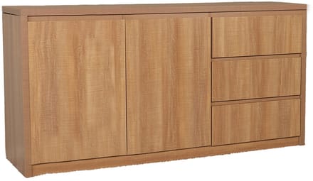 Dressoir melamine lichtbruin 160cm Cassie kunstof kast