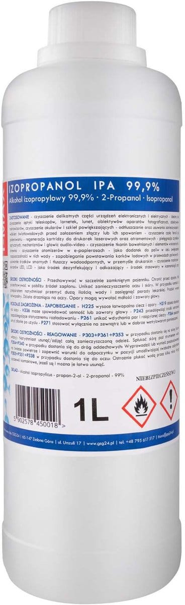 GSG24 IPA I-MAX - Oplosmiddel - Reinigend - 1L - Hoge zuiverheid