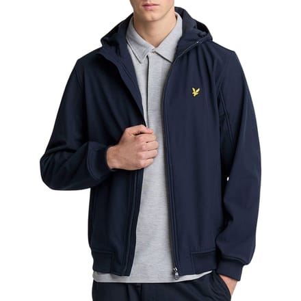 Capuchon sweaters Lyle &amp; Scott JK2110V FLEECE BACK SOFTSHELL-Z271 DARK NAVY