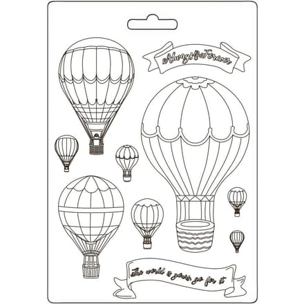 Zachte modelleervorm A5  "Timeless - Balloons"