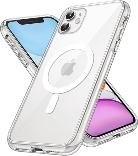 Apple iPhone 14 Pro Max - Transparant MagSafe Hoesje - Extra Sterk - Magnetisch Telefoonhoesje - Shockproof