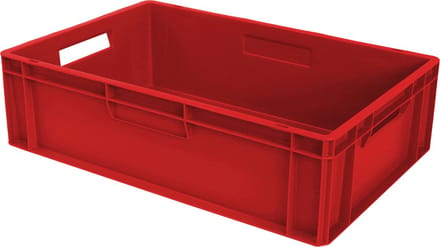 Alpac Stapelbak - Opbergbak - 600 x 400 x 170 mm - 30L - Rood