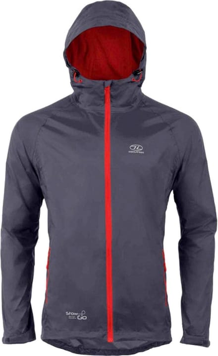 Highlander regenjas Stow & Go Packaway met opbergzakje - Antraciet