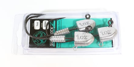 Tackle Tactics TT Swimlockz HD Tête plombée 1 oz 8/0 3/paquet (4068)