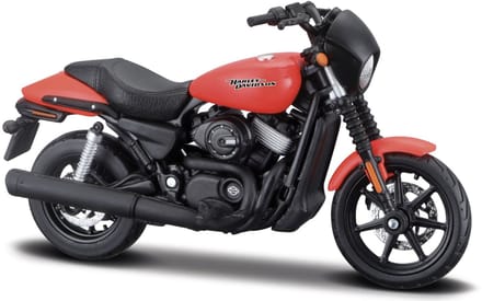 Maisto Harley-Davidson Street 750 - Modelauto - Schaal 1:18 - Rood/Zwart