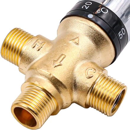 Thermostatische Mengkraan voor Douche en Kraan met Temperatuurregeling