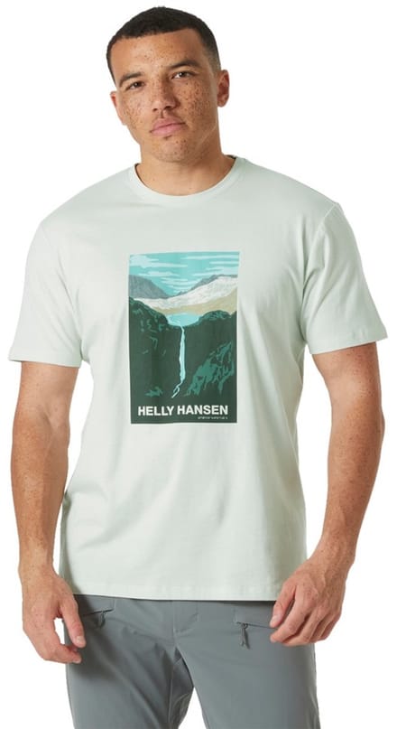 Helly Hansen Massif Graphic T-shirt Met Korte Mouwen Groen M Man