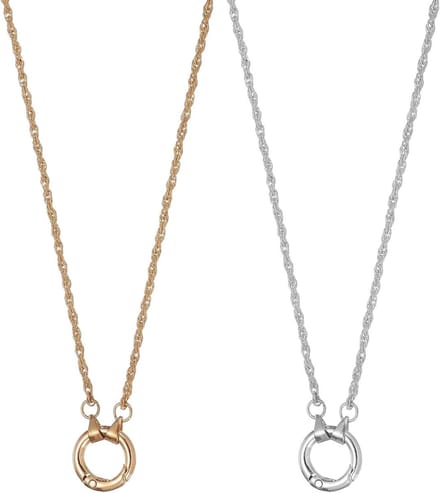 Brillenketting Houder - Hanger Riem - Veilig Bril Dragen - Verstelbare Lengte - 72 cm - Wit Goud