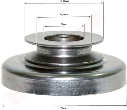 Koppelingstrommel passend op STIHL TS400 ( 4223 700 2500 ) Merk BPC Parts