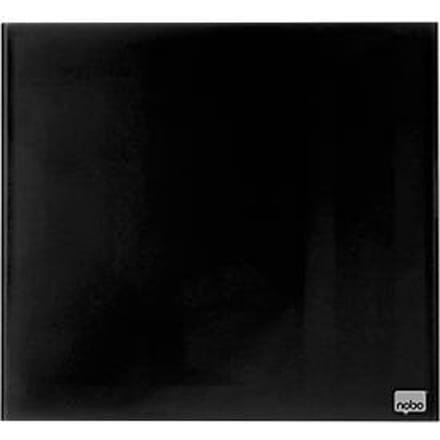 Nobo Glas Whiteboard, veiligheidsglas, frameloos, magnetisch, B 450 x H 450 mm, zwart