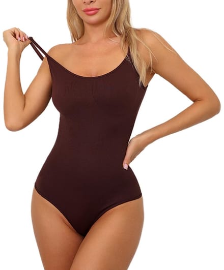 Dailygoods- Shapewear Bodyshaper - Comfortabele Bodysuit - String Shapewear - Naadloos Ondergoed - Mild Vormend Effect - Rekbare Stof