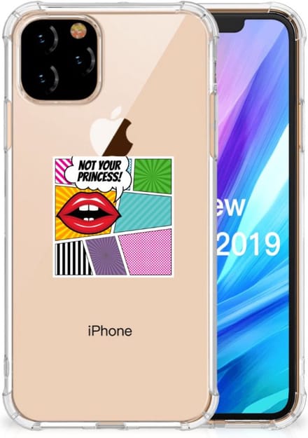 Apple iPhone 11 Pro Anti Shock Bumper Case Popart Princess