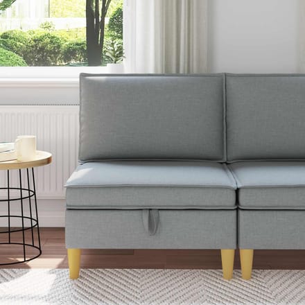 vidaXL - Sofa - met - opslag - Stof