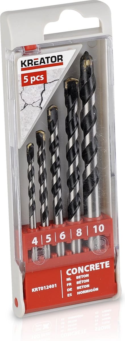 Kreator - Accessories - KRT012401 - Betonboorsets - Ø 4-10mm - 5 st.
