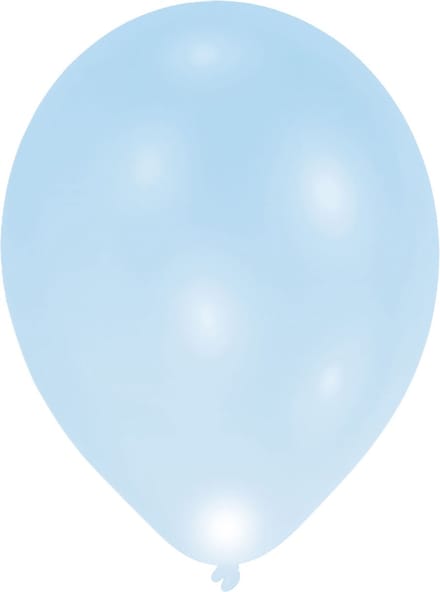 Balloominate Ballonnen Met Led-verlichting 28 Cm 5 Stuks Blauw