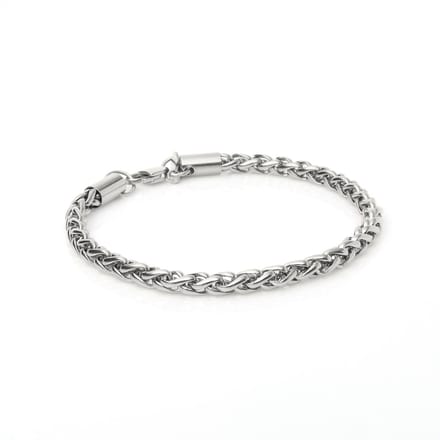 Marenca Zilveren Heren Vossenstaart Schakelarmband (M)