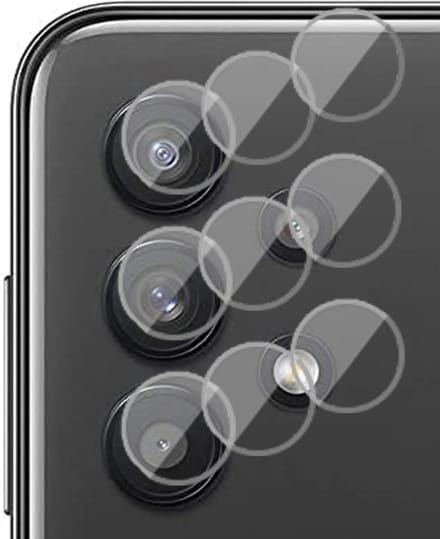 Camera Screenprotector geschikt voor Samsung Galaxy A13 4G - Gehard Glas Beschermglas Tempered Glass Screen Protector - 3 Stuks
