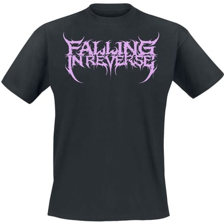Falling In Reverse T-shirt - Popular Monster Text - S tot XL - voor Mannen - zwart