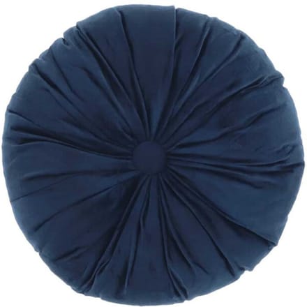 Unique Living - Kussen Basics - Ø40 cm - Blauw