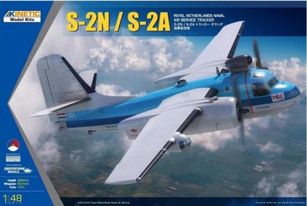 KINETIC Grumman S-2A Tracker KLM - Militair modelbouwpakket 1:48
