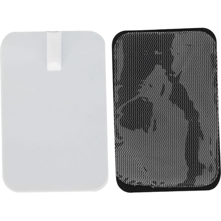 10 stuks Siliconen Lichaamsmassager Vervangende Elektrode Pad Digitale Therapie Machine Elektrode Pleister 6 x 9cm black