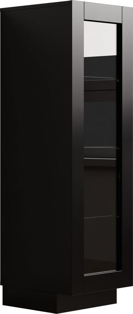 VDD Home - Vitrinekast - Vitrinekast met glas - Display Kast - 120 x 37 x 40 - Zwart