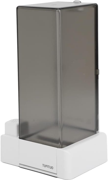 Wattenschijfjeshouder - Katoenen Houder - Make-up Verwijderen - Automatisch Druktype - 5x6 cm - Grijs