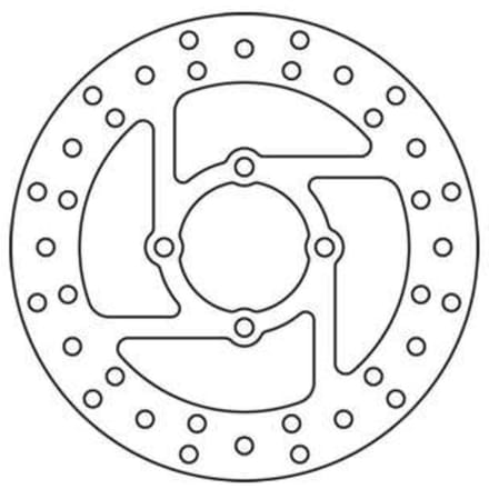 Remschijf TRW MST407, 1 Stuk