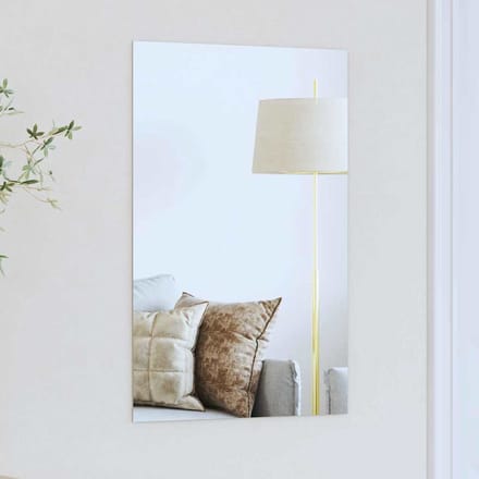 vidaXL - Wandspiegel - 40 - x - 60 - cm - gehard - glas - Rechthoekig