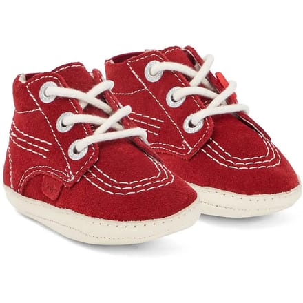 Kickers Hi Crib Kinderschoenen Rood