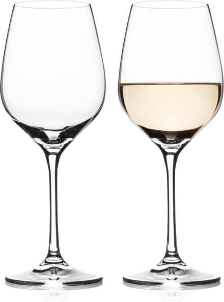 VacuVin Wijnglazen Witte Wijn - Set van 2 stuks - 40 cl - Kristalglas