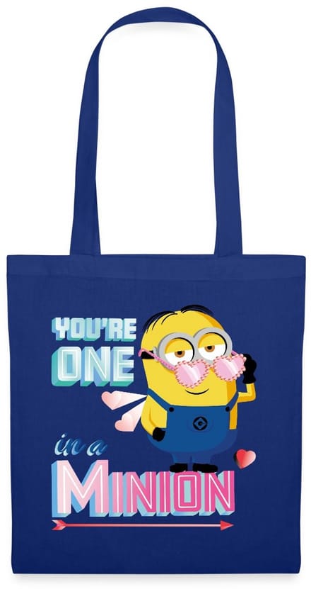 Minions Dave Youre One In A Minion Grappig Ontwerp Tas Van Stof Schoudertas