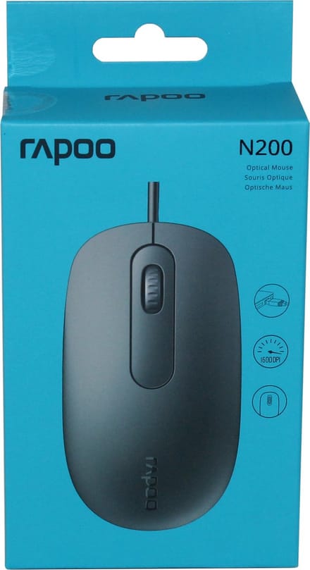 Optische muis N200 Zwart