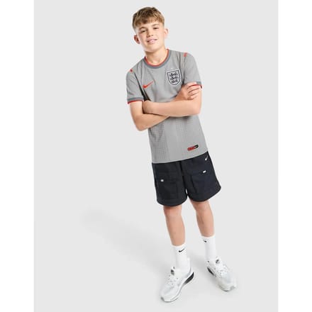Nike England x Palace Short Sleeve Shirt Junior - Grijs - Kind, Grijs 8-10Y