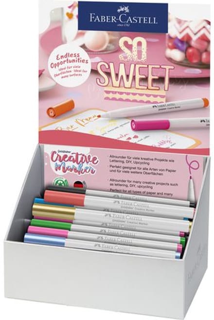 Marker creatief Faber Castell Goldfaber 1.5 display a 50 stuks