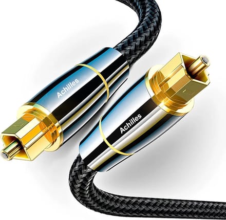 Achilles® Toslink Optische Kabel 5M - 2 Jaar Garantie - Optische Audiokabel - Toslink Kabel - SPDIF
